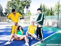 Kenzie Taylor, Mona Azar - Serving Balls