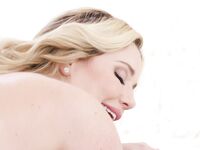 Savannah Bond - Makes Use of Glass Dildo and Cock to Stretch