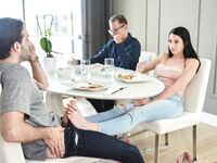 Alex Coal - Sneaky Footjob Under The Table