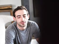 Alex Coal - Sneaky Footjob Under The Table