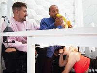 Kay Lovely - Slutty Podcaster Puffs Cummy Cheeks