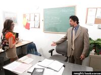 Sexy student Riley Reid assists her Professor