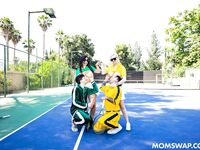 Kenzie Taylor, Mona Azar - Serving Balls