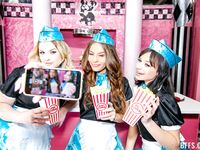 Aria Valencia , Nicole Aria, Riley Reign - Soda Pops and Mil