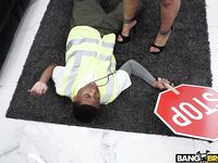 Rose Monroe - Crossing Guard Fucks a Big Butt