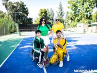 Kenzie Taylor, Mona Azar - Serving Balls