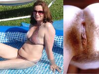 Bettina Riedel clothed and unclothed