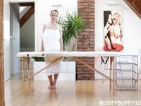 BustyBuffy Lucie Wilde Oil Massage