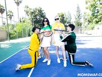 Kenzie Taylor, Mona Azar - Serving Balls