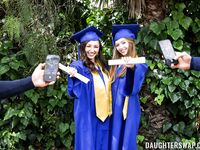 Maya Woulfe, Myra Moans - Our Naughty Graduation Pact