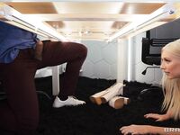 Kay Lovely - Slutty Podcaster Puffs Cummy Cheeks