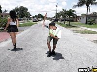 Rose Monroe - Crossing Guard Fucks a Big Butt