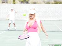 Brandi Bae – Rogue Tennis Ball Produces An Anal Racket