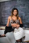 Cassie Del Isla - French Teacher Cassie Del Isla Strips To H