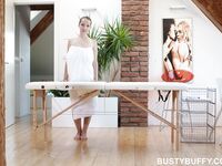 BustyBuffy Lucie Wilde Oil Massage