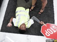 Rose Monroe - Crossing Guard Fucks a Big Butt