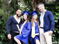 Maya Woulfe, Myra Moans - Our Naughty Graduation Pact