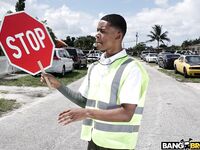 Rose Monroe - Crossing Guard Fucks a Big Butt