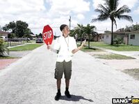 Rose Monroe - Crossing Guard Fucks a Big Butt