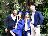 Maya Woulfe, Myra Moans - Our Naughty Graduation Pact