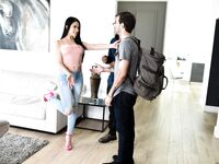 Alex Coal - Sneaky Footjob Under The Table