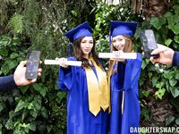 Maya Woulfe, Myra Moans - Our Naughty Graduation Pact