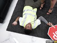 Rose Monroe - Crossing Guard Fucks a Big Butt