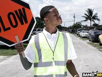 Rose Monroe - Crossing Guard Fucks a Big Butt
