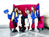 Maya Woulfe, Myra Moans - Our Naughty Graduation Pact