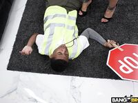 Rose Monroe - Crossing Guard Fucks a Big Butt