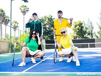 Kenzie Taylor, Mona Azar - Serving Balls