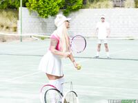 Brandi Bae – Rogue Tennis Ball Produces An Anal Racket