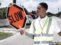 Rose Monroe - Crossing Guard Fucks a Big Butt