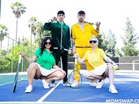 Kenzie Taylor, Mona Azar - Serving Balls