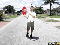 Rose Monroe - Crossing Guard Fucks a Big Butt