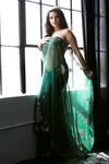 Sunny Leone in Green Saree