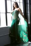 Sunny Leone in Green Saree