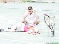 Brandi Bae – Rogue Tennis Ball Produces An Anal Racket