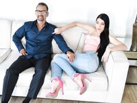 Alex Coal - Sneaky Footjob Under The Table