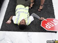 Rose Monroe - Crossing Guard Fucks a Big Butt