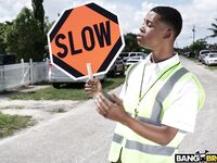 Rose Monroe - Crossing Guard Fucks a Big Butt