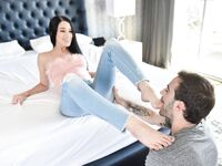 Alex Coal - Sneaky Footjob Under The Table