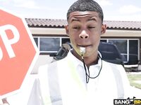 Rose Monroe - Crossing Guard Fucks a Big Butt