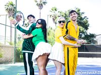 Kenzie Taylor, Mona Azar - Serving Balls