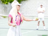 Brandi Bae – Rogue Tennis Ball Produces An Anal Racket