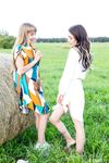 Arete & Yeva In The Field