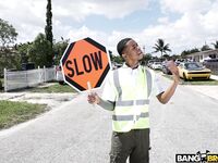 Rose Monroe - Crossing Guard Fucks a Big Butt
