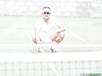 Brandi Bae – Rogue Tennis Ball Produces An Anal Racket