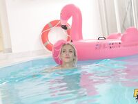 Nathaly Cherie - Poolside Pumping In The Ass