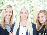 ELSA JEAN & More-(BLACKED) Preppy Girl Threesome Get 3 BBC's